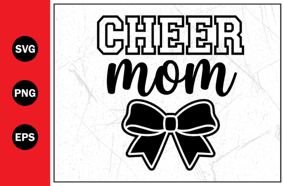 Cheer Mom Script: Elegant Graphics for T-Shirt Designs