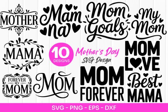 Mom Goals SVG: Premium Graphics & Illustrations