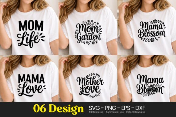 Mom Life Garden Blossom Graphics & Illustrations Review