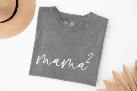 Mom of Two SVG: Graphics for T-Shirt Designs