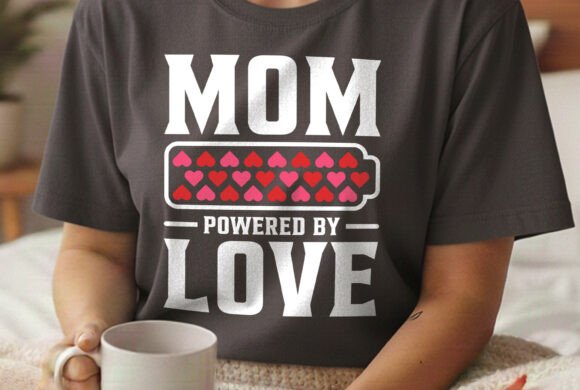 Mom Powered by Love: Graphics for T-Shirt Designs