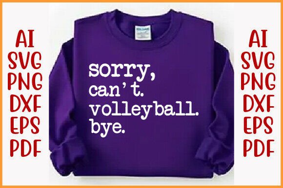 Volleyball Mom SVG: Graphics for T-Shirt Designs